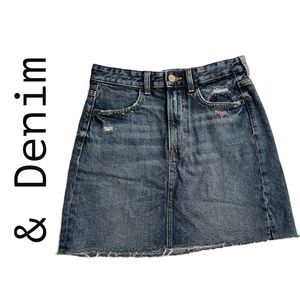 & Denim (H&M Brand) Mini Denim Skirt